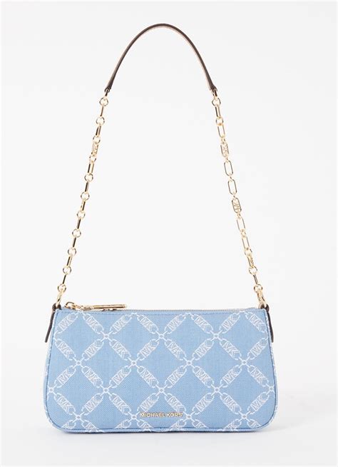 michael kors tas blauw wit gestreept